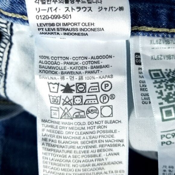 Levis jeans Womens 26×30 Blue Low Pro Straight Denim - Picture 11 of 13